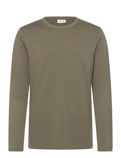Enkel Studio Basic O Neck Tee L/S Green M