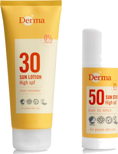 Derma Sun Lotion SPF 30 200 ml + Sun Stick SPF 50 15 g Derma Sun Lotion SPF 30 200 ml + Sun Stick SPF 50 15 g