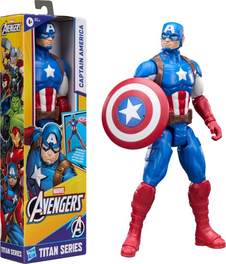 Marvel Avengers Titan Figur 30 cm - Captain America Marvel Avengers Titan Figur 30 cm - Captain America