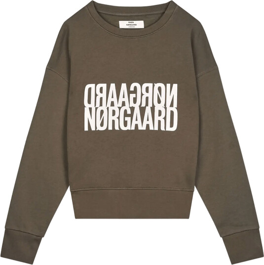 Mads Nørgaard Original Sweat Tilvina Sweatshirt Khaki green S