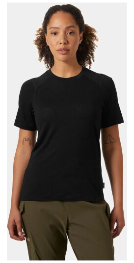 Helly Hansen Women’s HH Durawool T-shirt Svart M Helly Hansen Women’s HH Durawool T-shirt Svart M
