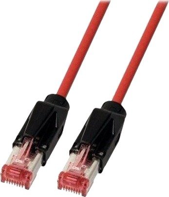 Produsent: Rj45 2Xhrs Tm21 Uc900mhz Cat.7 Cat.6A Pimf Rød 0,5M