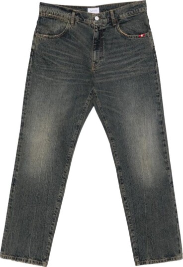 Amish Herre Jeans Grå W29,