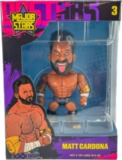 Major Stars Wrestling Matt Cardona 4 Figure