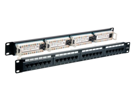 Efb Elektronik 37585.1 5000 Mbit/S Rj 45 Gull U/Utp Utp Sort Rackmontering 37585,1