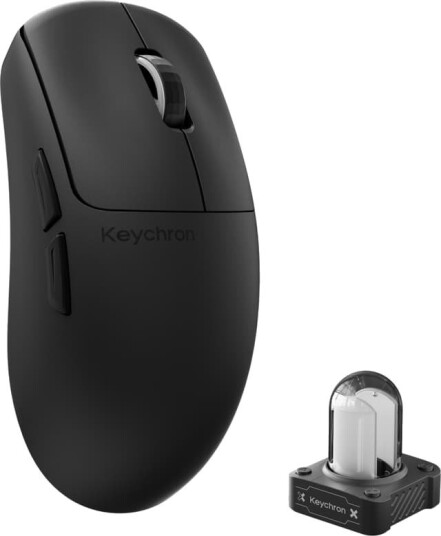 Keychron G6 HE 8K Trådløs Gamingmus Sort