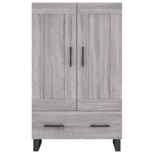 Highboard grå sonoma 69,5x31x115 cm konstruert tre Highboard grå sonoma 69,5x31x115 cm konstruert tre