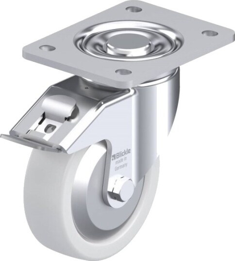 Blickle 612812 Lh-Spo 125K-3-Fi-Fa Styrehjul Med Brems Hjuldiameter 125 Mm Bæreevne Maks. 700 Kg (1 Stk)