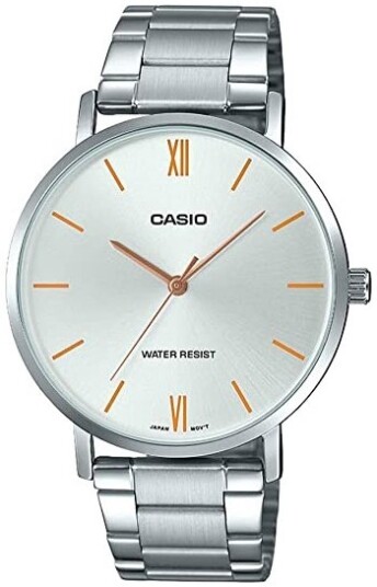 Casio Herreklokke MTP VT01D 7BUDF Classic Sølvfarget/Stål Ø40 mm