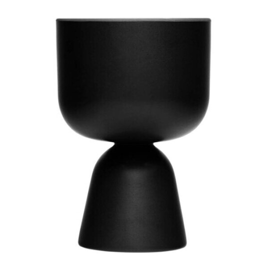 iittala Nappula blomsterpotte 19x12,5 cm matt svart iittala Nappula blomsterpotte 19x12,5 cm matt svart
