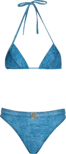 Balmain Dame Svømmetøy Blå 2XS,