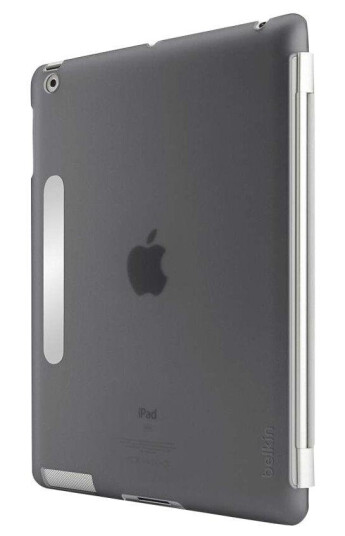 Belkin Snap Shield Secure - Eske for nettbrett - plastikk - røyk - for Apple iPad (3. generasjon)