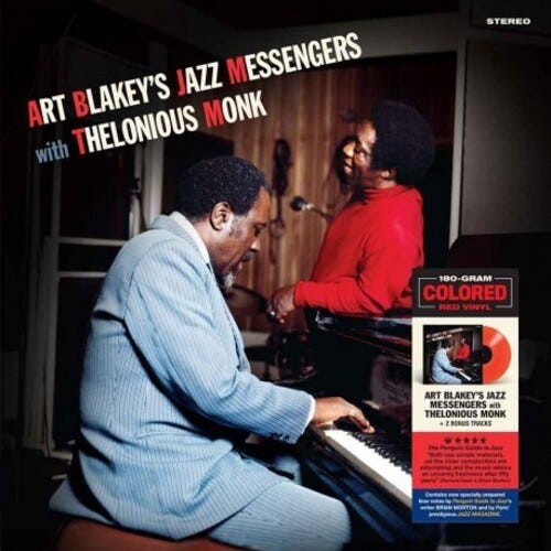 Art Blakey Art Blakey's Jazz Messengers With Thelonious Monk LP/Vinyl Art Blakey Art Blakey's Jazz Messengers With Thelonious Monk LP/Vinyl