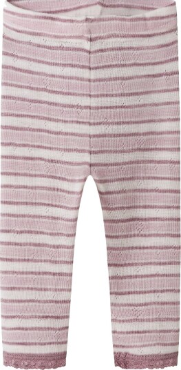 Name It Leggings NbfWang Snow White/Sopp/Violet Ice Name It 74 Leggings Hvit Rosa