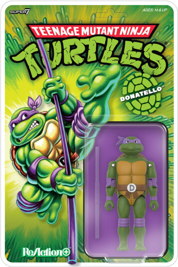 Teenage Mutant Ninja Turtles  ReAction+ Wv1  Donatello TMNT