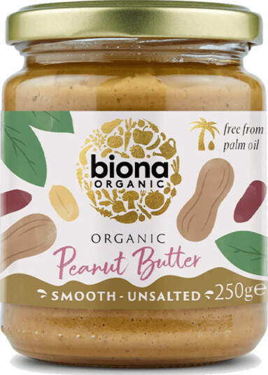 Biona Peanøttsmør Smooth Øko 250gr