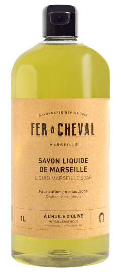 Fer Á Cheval Marseille oliven flytende såpe refill 1L
