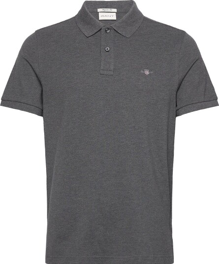 Gant Classic Regular Polo Shirt ANTRACIT MELANGE 3XL