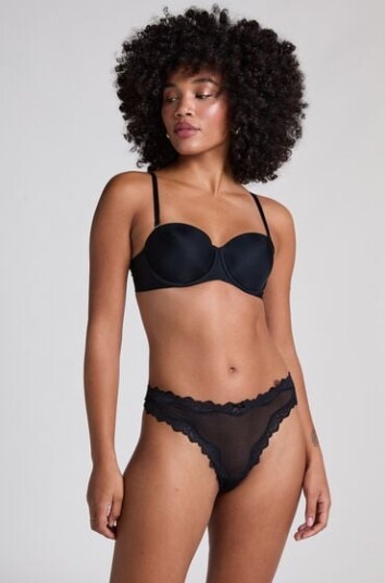Hunkemöller G streng Hazel Svart