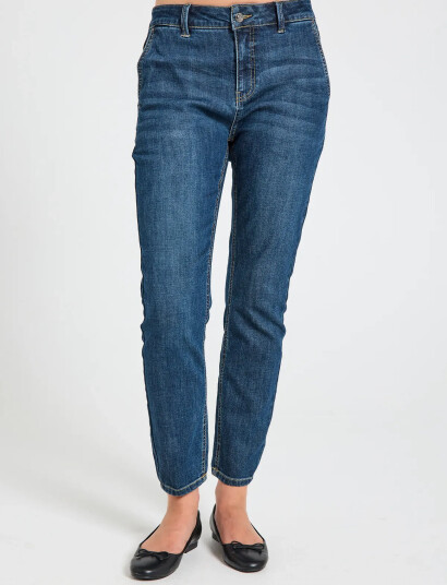 FREE/QUENT Fqjane-Pants - Blue - XXL