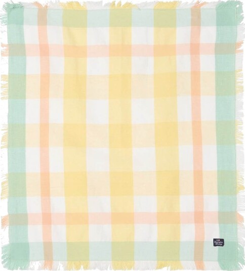 Lexington   Serviett lin/bomull 50x50 cm gul/hvit/grønn rutete