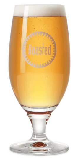 Raasted ølglass 40 cl. Raasted ølglass 40 cl.