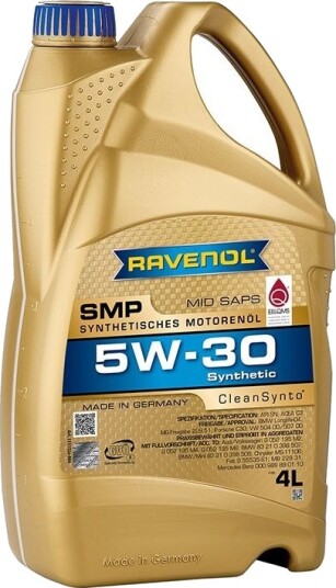 Motorolje RAVENOL SMP 5W30 4L Motorolje RAVENOL SMP 5W30 4L