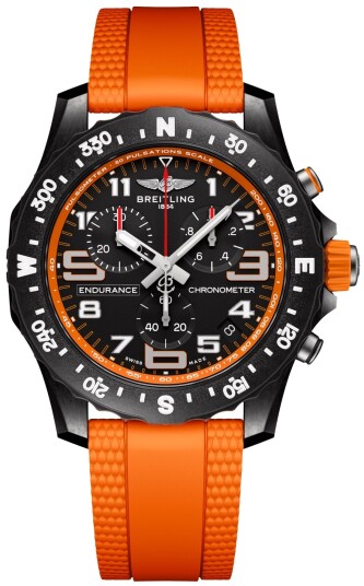 Breitling Herreklokke X82310A51B1S2 Professional Endurance Sort/Gummi