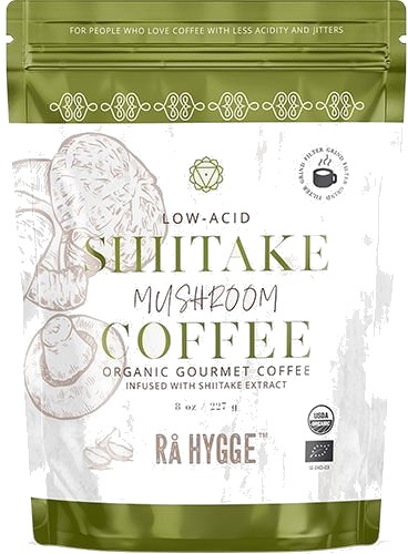 Rå Hygge Kaffe m. Shiitake sopp ekstrakt   filtermalt Øko   227 g
