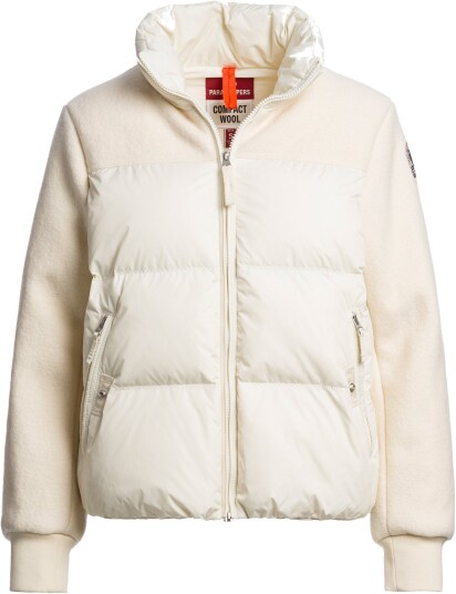 Parajumpers Women"s Saboga Hybrid Jacket Warm Ivory, M