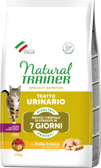 Natural Trainer Tørrfôr Urinary Kylling 1.5 kg Natural Trainer Tørrfôr Urinary Kylling 1.5 kg