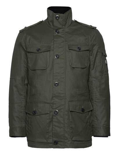 Jofama Arthur Canvas Field Jacket - Khaki green - 48
