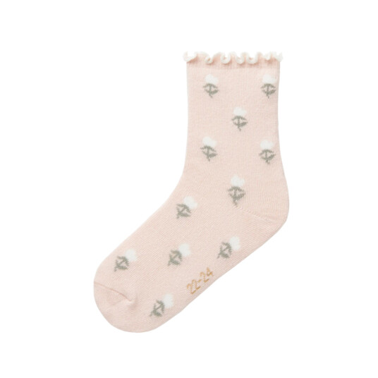 Lil Atelier Lil’ Atelier Darlene sock – peach whip 19/21