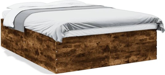 Sengeramme røkt eik 160x200 cm konstruert tre 8721102615511