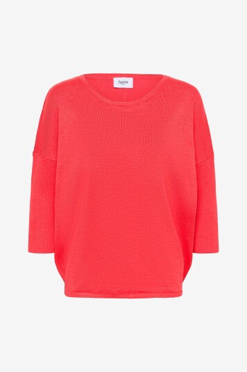 Saint Tropez   Genser med ribbet erme   Rosa