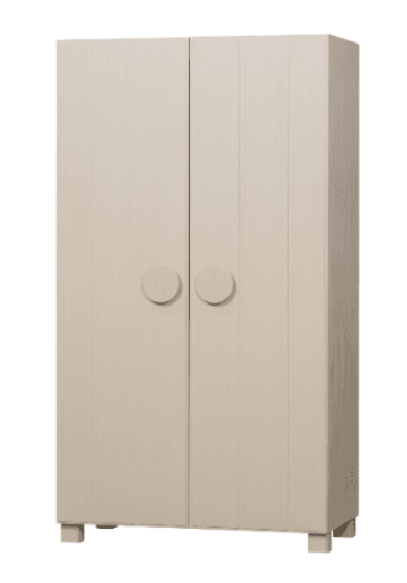 Woood Noah Garderobeskap m. 2 dører, Beige furu Unoliving 1744048-01-0 1744032-01-0