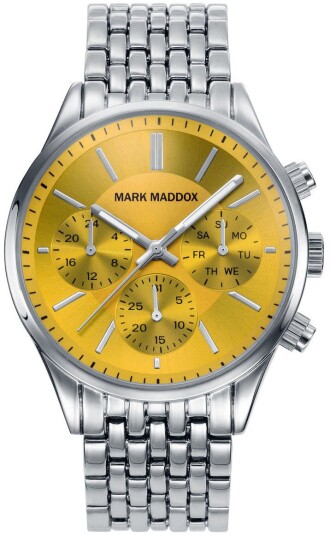 Mark Maddox Herreklokke HM2001 57 Classic Stål Ø42 mm Mark Maddox Herreklokke HM2001 57 Classic Stål Ø42 mm
