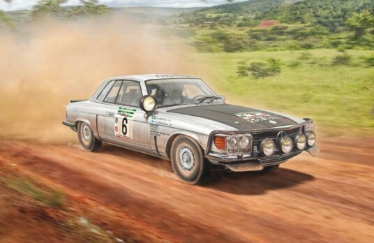 Italeri 1/24 Mercedes-Benz 450 SLC Rallye Bandama 1979