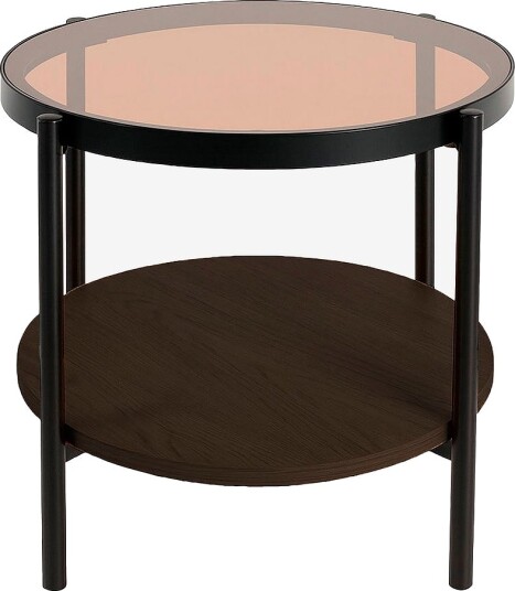HåumEnzo Sidebord Ø48 CmSvartAvlastningsbord & sidebord