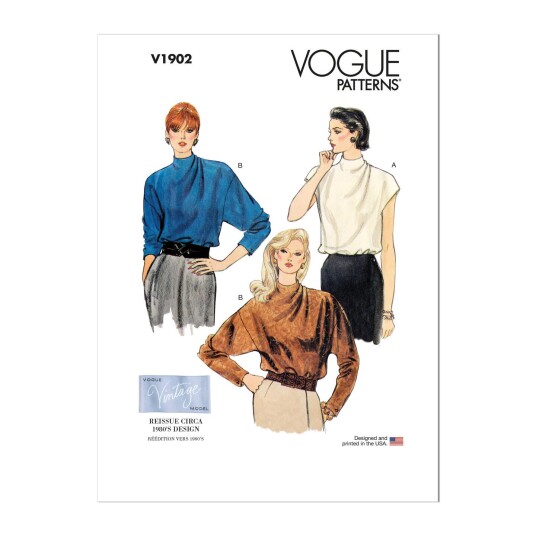 Vogue 1902 - Bluse F5 (16-18-20-22-24)