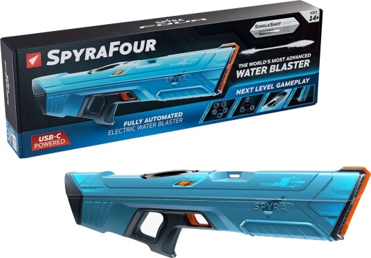 Spyra Vannpistol Four, Blå Spyra Vannpistol Four, Blå