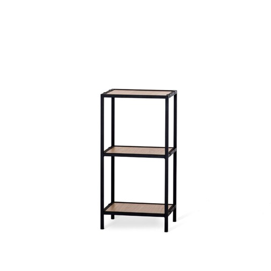 Torkelson Steel hylle Svart 76 x 29 cm Svart