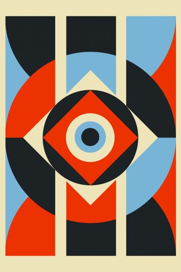 Plakat Abstrakt Geometrisk Design