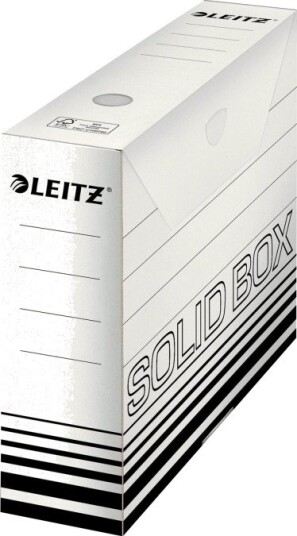 Leitz Arkivboks Solid Hvit 8,0 X 33,0 X 25,7 Cm 61270001