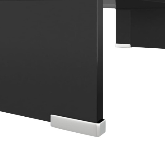 vidaXL TV-benk glass svart 60x25x11 cm vidaXL TV-benk glass svart 60x25x11 cm