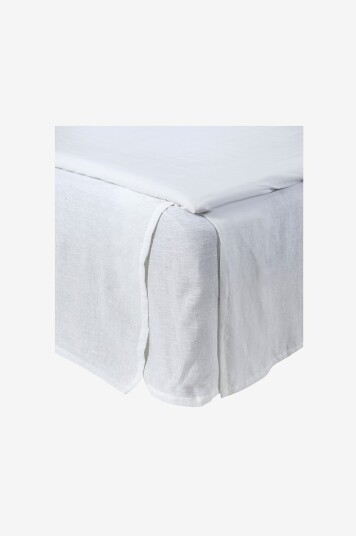 Himla Miramar Bed Skirt - White - 160X220X42CM