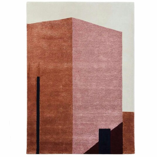 Arqui 1 Teppe 170x240 cm Rød/Peach