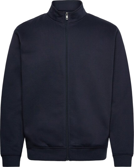Enkel Studio Crew Neck Full Zip Esjohan   Navy   S