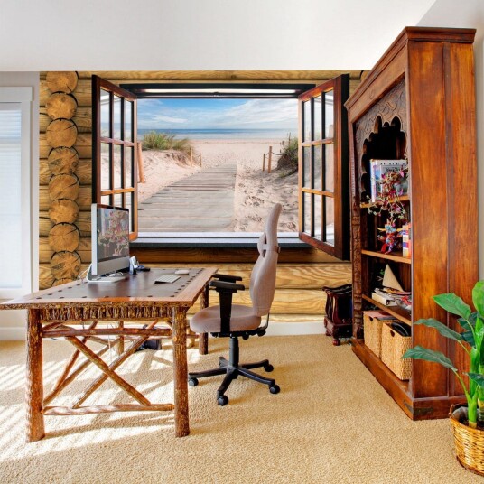 Fototapet Beach Outside The Window 300x210 - Artgeist sp. z o. o.