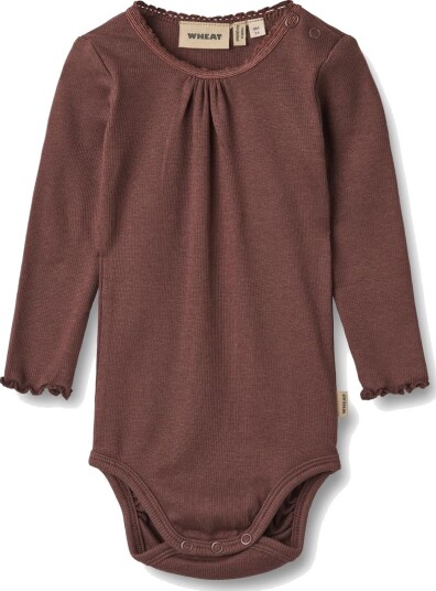 Wheat Baby Rib Body Lotta Eggplant (80 / 1 år)